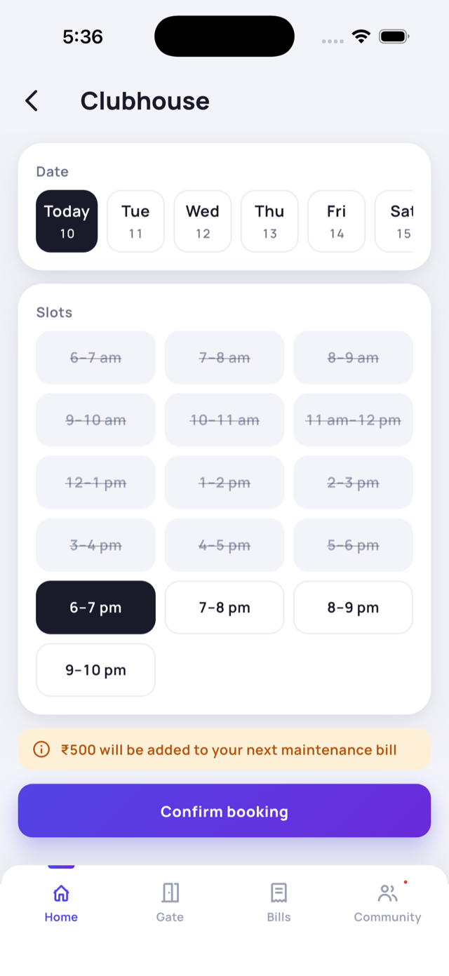 Fee added to next bill