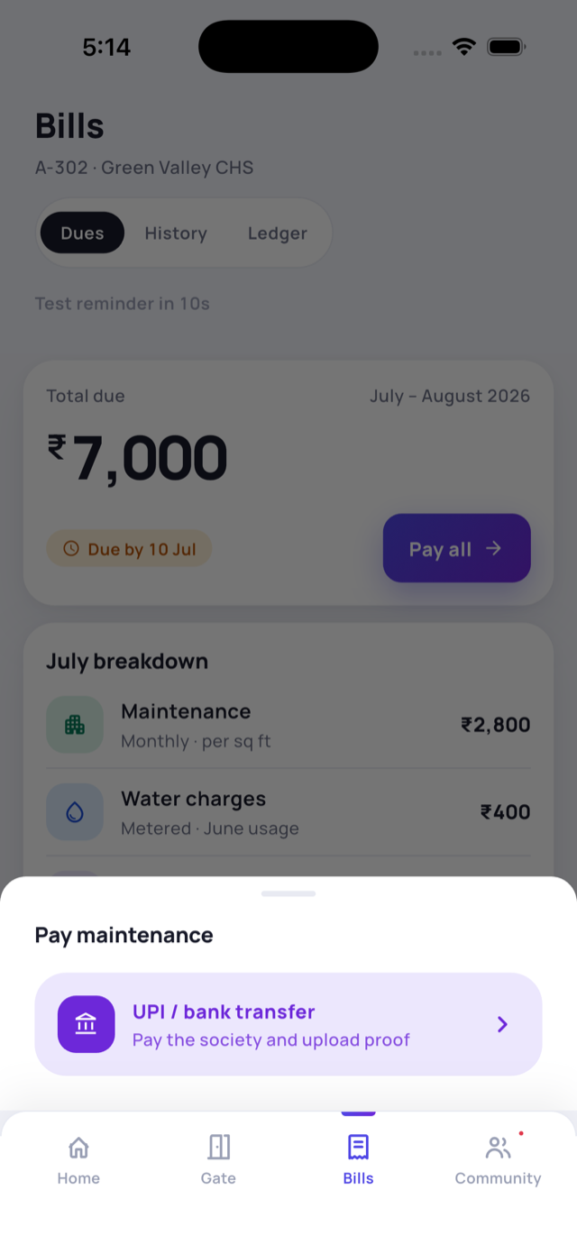 Choose payment method