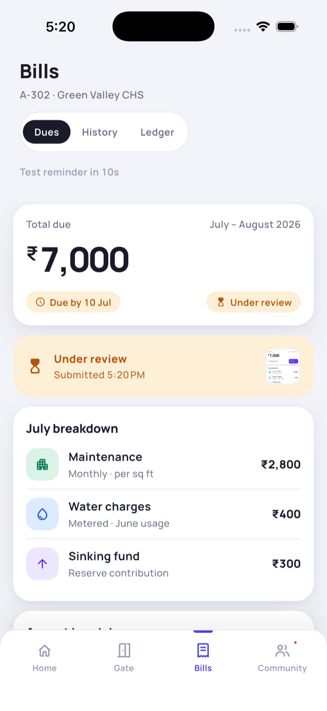 Payment under review