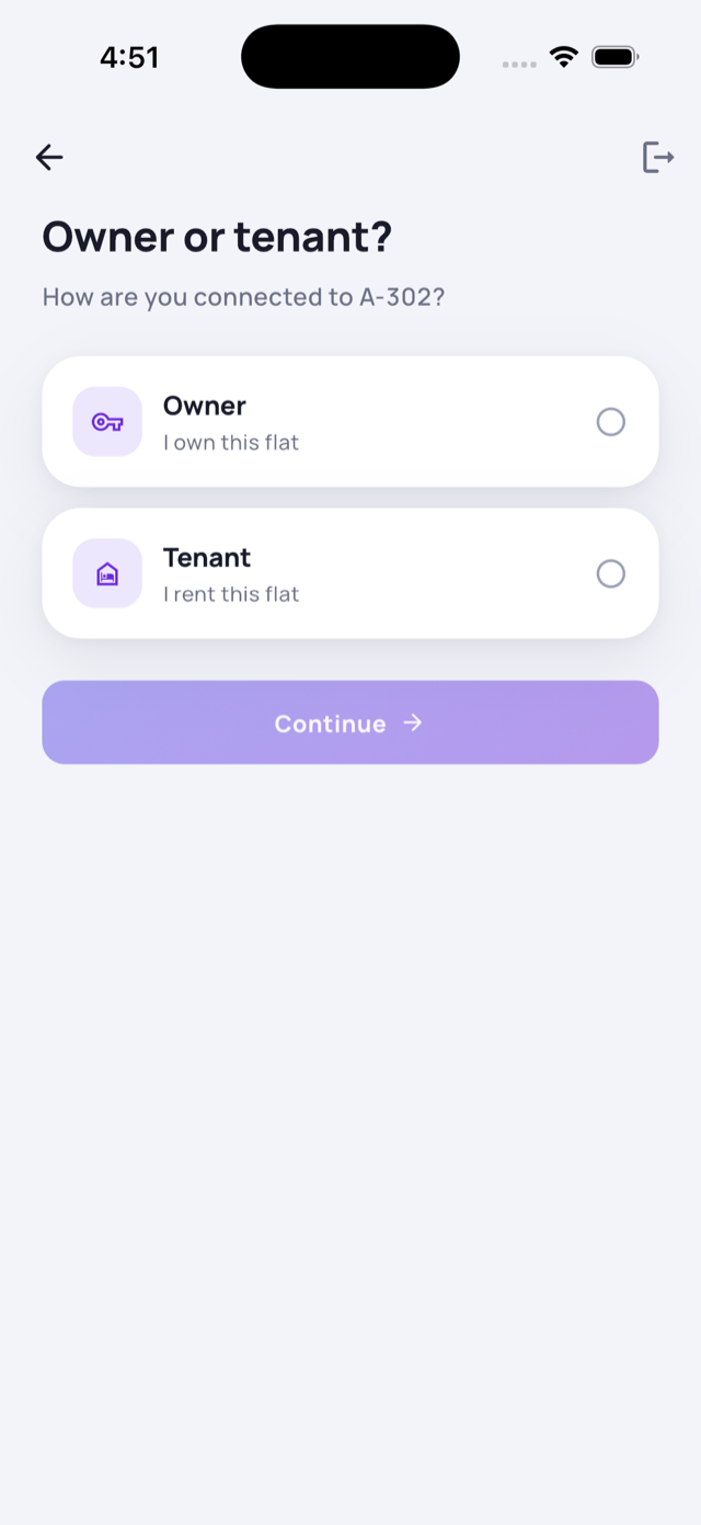 Owner or tenant