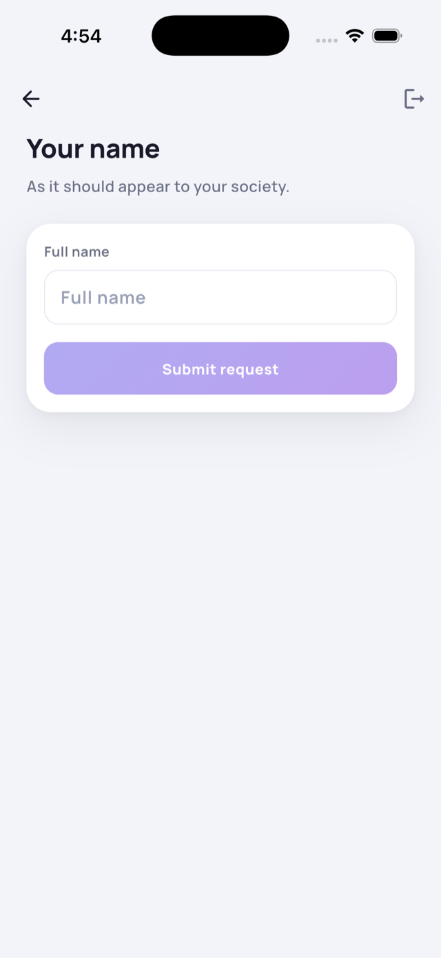 Enter your name